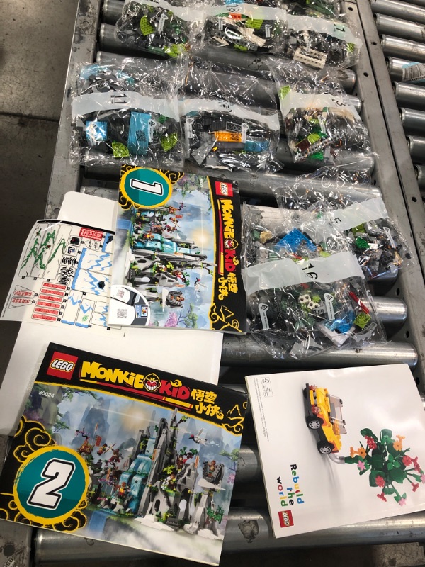 Photo 2 of **MISSING PARTS** BOX DAMAGED** LEGO Monkie Kid The Legendary Flower Fruit Mountain 80024 Awesome Toy Building Kit (1,949 Pieces) Amazon Exclusive Standard Packaging
