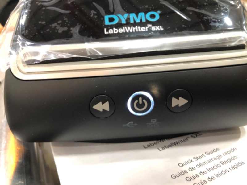 Photo 3 of DYMO LabelWriter 5XL Label Printer, Automatic Label Recognition, Prints Extra-Wide Shipping Labels (UPS, FedEx, USPS) from Amazon, eBay, Etsy, Poshmark, and More, Perfect for eCommerce Sellers LabelWriter 5XL Thermal Label Printers