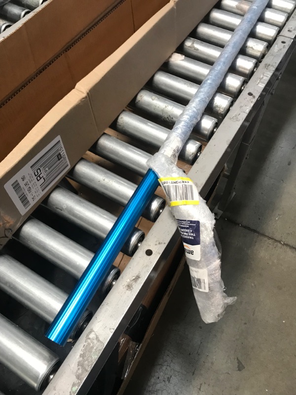 Photo 1 of **POOLWHALE Professional 12 Foot Blue Anodized Aluminum Telescopic Swimming Pool Pole,Adjustable 3 Piece Expandable Step-Up,for Skimmer Nets, Vacuum Heads and Brushes, Strong Grip & Lock