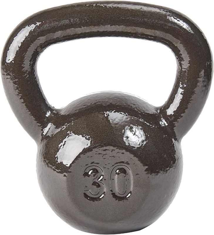 Photo 1 of **30 POUNDS**
Everyday Essentials All-Purpose Solid Cast Iron Kettlebell
