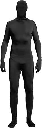 Photo 1 of Full Bodysuit Unisex Spandex Stretch Adult Costume Zentai Disappearing Man Body Suit XL

