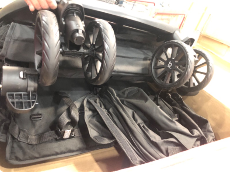 Photo 3 of Britax B-Lively Double Stroller, Raven - Quick Self Standing Fold, Adjustable Handlebar, All Wheel Suspension Double Raven