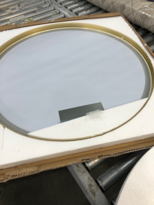 Photo 3 of 
dapai 32 inch Circle Wall Mirror, Large Round Brushed French Gold Metal Framed, 1-9/16" Deep Rim, Deluxe Design for Bathroom, Living Room, Dining Room ,...
Color:Brushed French Gold
Size:32"