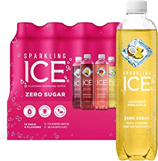 Photo 1 of **ONE PACK ONLY**
BB Date: 2-2-23***Sparkling Ice Pink Variety Pack, Flavored Sparkling Water, Zero Sugar, with Vitamins and Antioxidants, 17 fl oz, 12 count (Black Cherry, Peach Nectarine, Coconut Pineapple, Pink Grapefruit)
