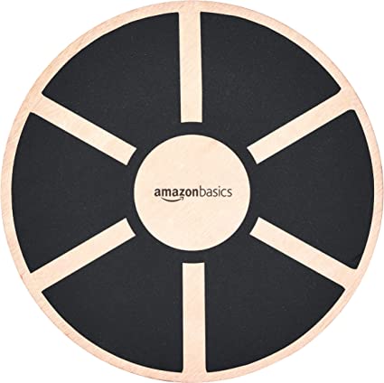 Photo 1 of Amazon Basics Wood Wobble Exercise Balance Board

