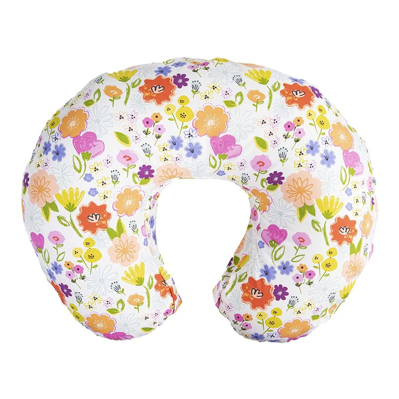 Photo 1 of Boppy Nursing Support —Original | Multicolor Spring Flowers | Breastfeeding, Bottle Feeding, Baby Support | with Removable Cotton Blend Cover