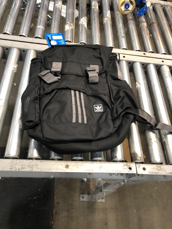 Photo 2 of adidas Originals Utility 4.0 Backpack, Black/Granite Grey, One Size One Size Black/Granite Grey