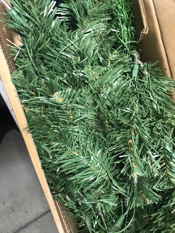 Photo 5 of **used-item**
National Tree Company Pre-Lit Artificial Full Christmas Tree, Green, Canadian Fir Grande, White Lights, Includes Stand, 4 Feet 4 ft 100 Clear Lights