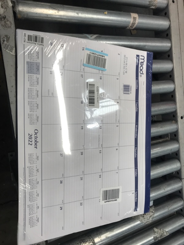 Photo 2 of Mead 2023 Desk Calendar, Desk Pad, 21-3/4" x 17", Standard, Basic (CRM92020) 2023 New Edition