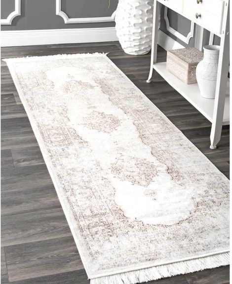 Photo 1 of nuLOOM Vintage Medallion Cantrell Fringe Area Rug
 2' 8" x 8'
