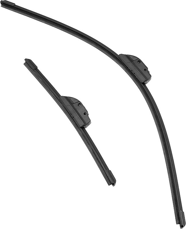 Photo 1 of AmazonBasics - Windshield Wiper Blades (Set of 2) - 21in Hook
