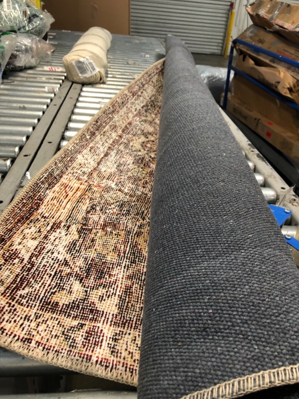Photo 1 of Amber Lewis x Loloi Georgie Collection GER-06 Bordeaux / Antique 8'4" x 11'6" Area Rug 8'4" x 11'6" Bordeaux / Antique Runner