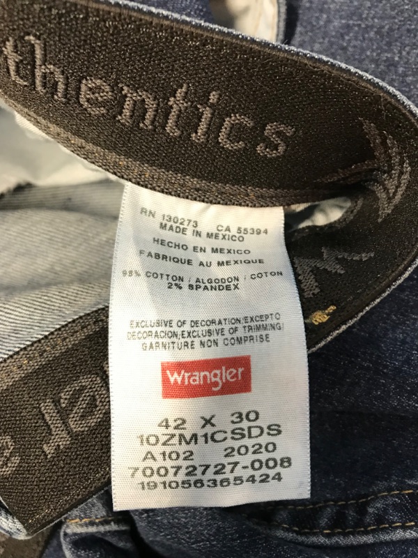 Photo 2 of Wrangler pants - 42x30