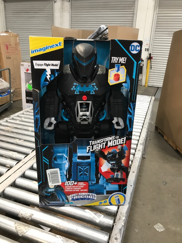 Photo 2 of DC Super Friends Bat-Tech Batbot, Transforming 2-in-1 Batman Robot and Playset & inext Bat-Tech Batcave, Batman playset with Lights and Sounds for Kids Ages 3 to 8 Years
