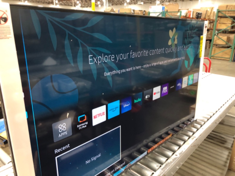 Photo 2 of SAMSUNG 60-Inch Class QLED Q60B Series - 4K UHD Dual LED Quantum HDR Smart TV with Alexa Built-in (QN60Q60BAFXZA, 2022 Model)
