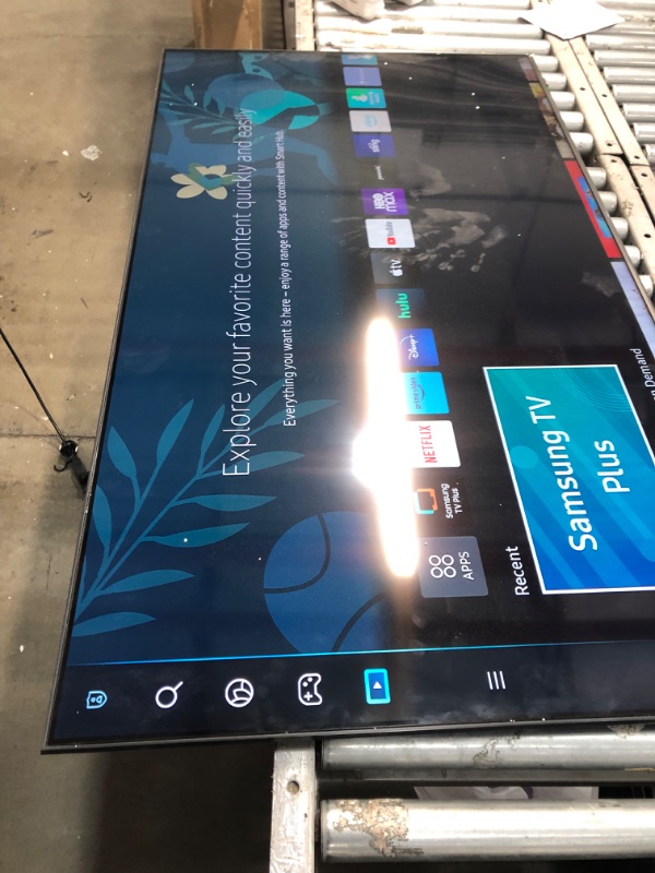 Photo 1 of SAMSUNG 60-Inch Class QLED Q60B Series - 4K UHD Dual LED Quantum HDR Smart TV with Alexa Built-in (QN60Q60BAFXZA, 2022 Model)
