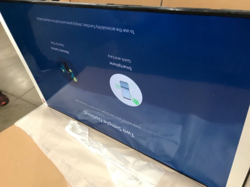 Photo 3 of SAMSUNG 85-Inch Class Crystal 4K UHD AU8000 Series HDR, 3 HDMI Ports, Motion Xcelerator, Tap View, PC on TV, Q Symphony, Smart TV with Alexa Built-In (UN85AU8000FXZA, 2021 Model)
