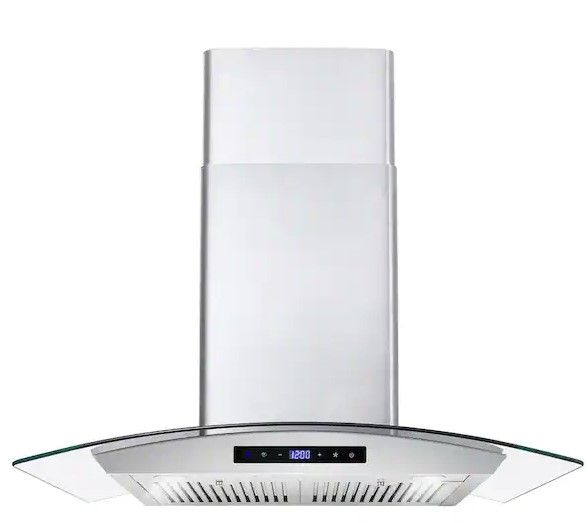 Photo 1 of Cosmo
30 in. Ducted Wall Mount Range Hood in Stainless Steel with Touch Controls, LED Lighting and Permanent Filters