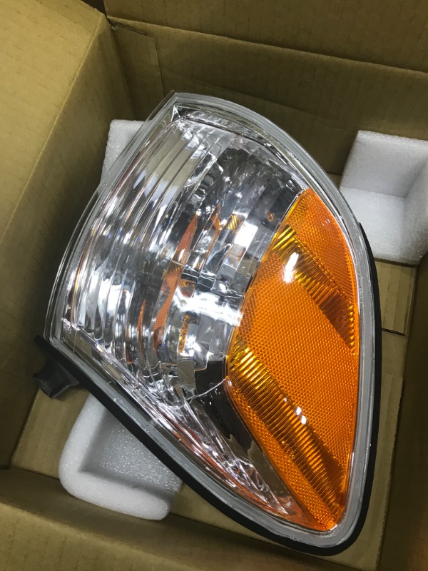 Photo 3 of AS Headlight Assembly Compatible with 2005-2006 Toyota Tundra Double Cab/ 2005-2007 Sequoia Headlamp Chrome Housing Driver and Passenger Side
