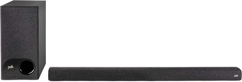 Photo 1 of Polk Audio Signa S3 Ultra-Slim TV Sound Bar and Wireless Subwoofer with Built-in Chromecast | Compatible with 8K, 4K & HD TVs | Wi-Fi, Bluetooth | Works with Google Assistant