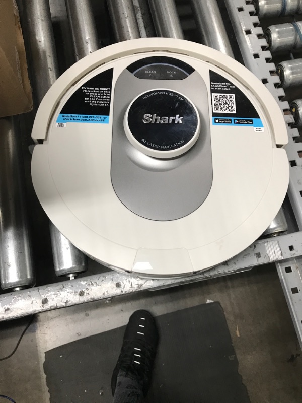 Photo 2 of Shark AV2511AE AI Ultra Robot Vacuum, with Matrix Clean, Home Mapping, 60-Day Capacity Bagless Self Empty Base, Perfect for Pet Hair, Wifi, Compatible with...
