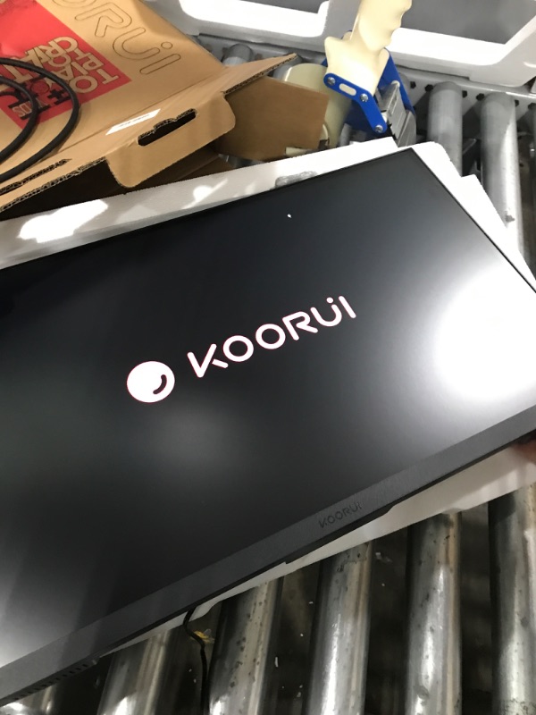 Photo 2 of KOORUI 22 Inch Computer Monitor, FHD 1080P Desktop Display, 75HZ Ultra Thin Bezel/Eye Care/Ergonomic Tilt, HDMI VGA Ports LED Monitor for PC, VESA Mounting 22 INCH VA 1080p/75hz