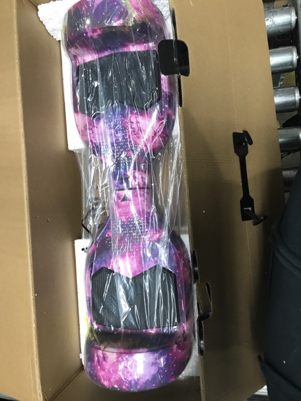 Photo 4 of ***FACTORY SEALED*** Hover-1 Helix Electric Hoverboard | 7MPH Top Speed, 4 Mile Range, 6HR Full-Charge, Built-in Bluetooth Speaker, Rider Modes: Beginner to Expert Hoverboard Galaxy