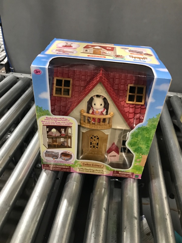 Photo 2 of Calico Critters Red Roof Cozy Cottage Dollhouse Playset with Figure, Furniture and Accessories