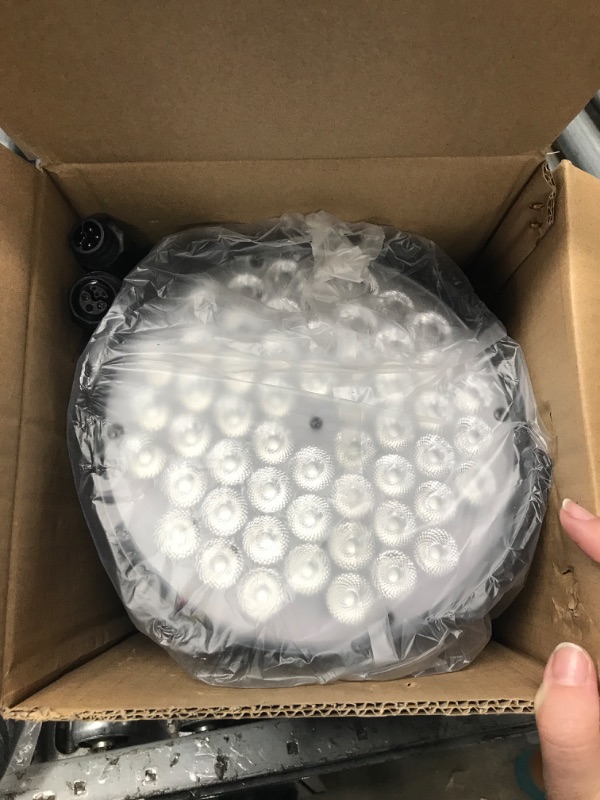 Photo 2 of ***FACTORY SEALED*** BETOPPER DJ Lights DMX Sound Activated, 54 x 3W LED Par Lights RGB Stage Lights DMX, DJ Par Lights for Church, Concert, Wedding, Party, Bar, Stage Lighting 1