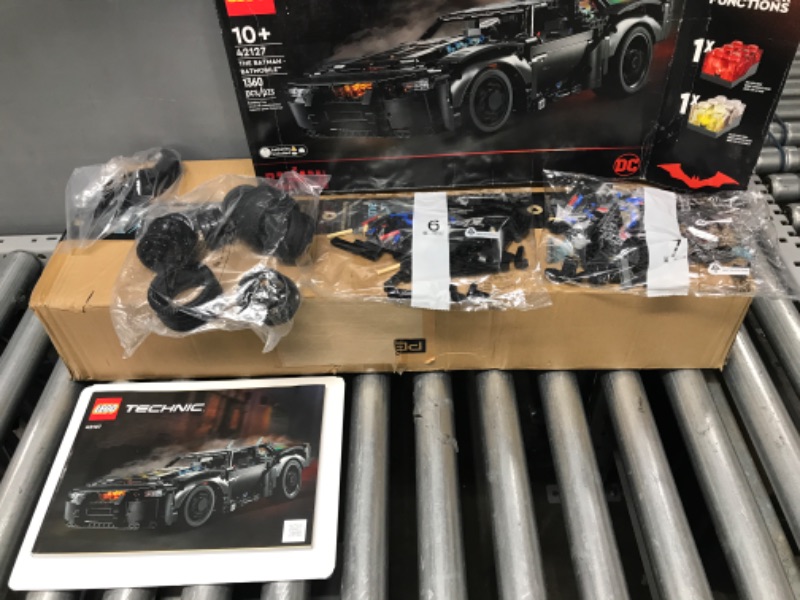 Photo 3 of ***FACTORY SEALED*** LEGO Technic The Batman - Batmobile 42127 Building Toy Set for Kids, Boys, and Girls Ages 10+ (1,360 Pieces) Frustration-Free Packaging