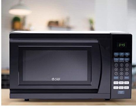 Photo 1 of Commercial Chef CHM770B Countertop Microwave, 0.7 Cubic Feet, Black
FRONT SCREEN ISDAMAGED, DOOR DOES NOT OPEN
