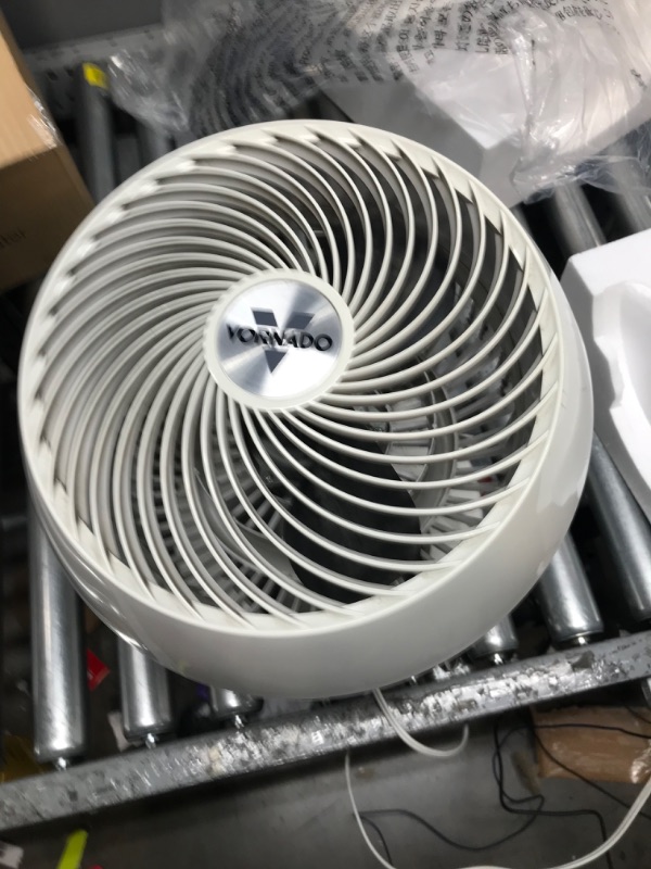 Photo 1 of Vornado 660 Large Whole Room Air Circulator Fan with 4 Speeds and 90-Degree Tilt, 660-Large, White
