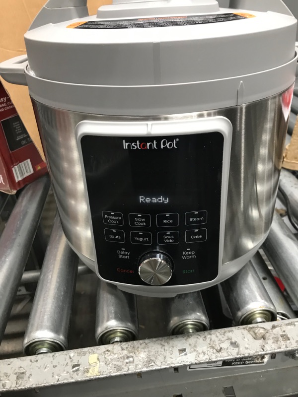 Photo 1 of Instant Pot Duo Plus, 6-Quart Whisper Quiet 9-in-1 Electric Pressure Cooker, Slow Cooker, Rice Cooker, Steamer, Sauté, Yogurt Maker, Warmer & Sterilizer, Free App with 1900+ Recipes, Stainless Steel
