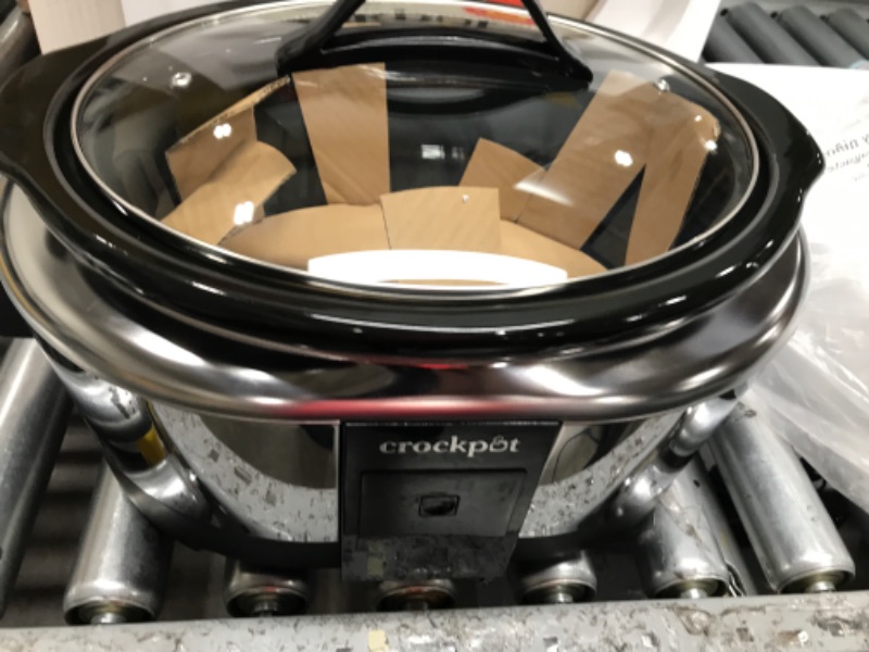 Photo 4 of *** POWERS ON *** Crock-Pot Slow Cooker Works with Alexa 6-Quart Programmable Stainless Steel 2139005, A Certified for Humans Device