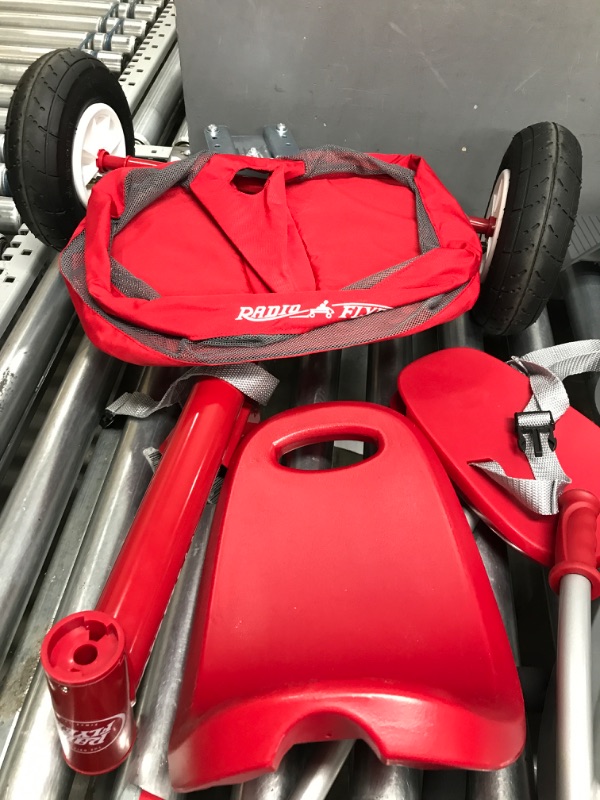 Photo 2 of *** USED *** Radio Flyer 4-in-1 Stroll 'N Trike, Toddler Trike, Red Tricycle for Ages 1-5, Toddler Bike
