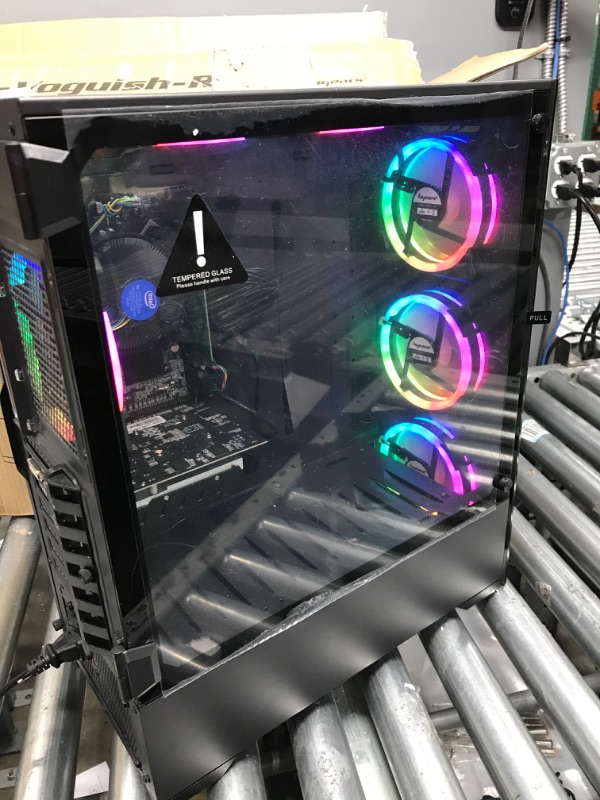 Photo 3 of Bgears b-Voguish-RGB Gaming PC ATX case, Include: 6 x 120mm ARGB Fans, 1 x 10 Fans Controller, 1 x , USB3.0, Support up to EATX Motherboard, Support Graphic Card up to 380mm Long