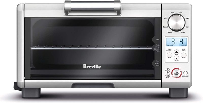 Photo 1 of ***TESTED**POWERED ON***Breville Mini Smart Toaster Oven, Brushed Stainless Steel, BOV450XL

