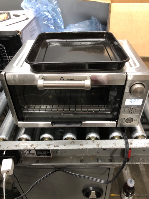 Photo 2 of ***TESTED**POWERED ON***Breville Mini Smart Toaster Oven, Brushed Stainless Steel, BOV450XL
