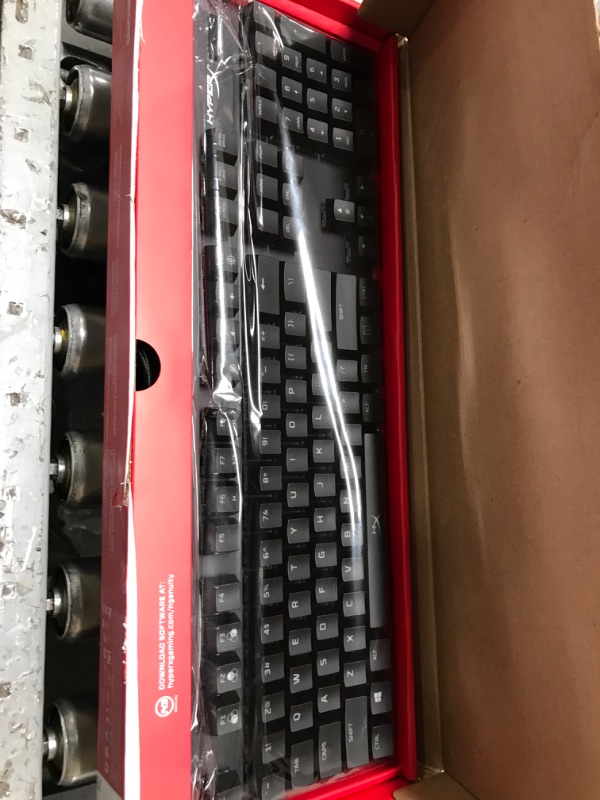 Photo 2 of HP HyperX Alloy Origins Wired Mechanical RGB Gaming Keyboard - HX Aqua Switches
