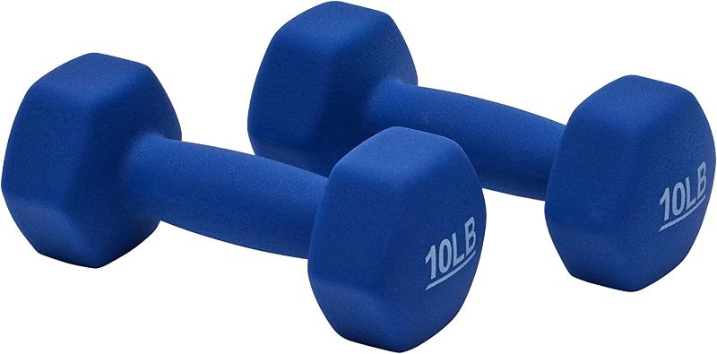 Photo 1 of Amazon Basics Neoprene Workout Dumbbell 10 LBS SET OF 2 
