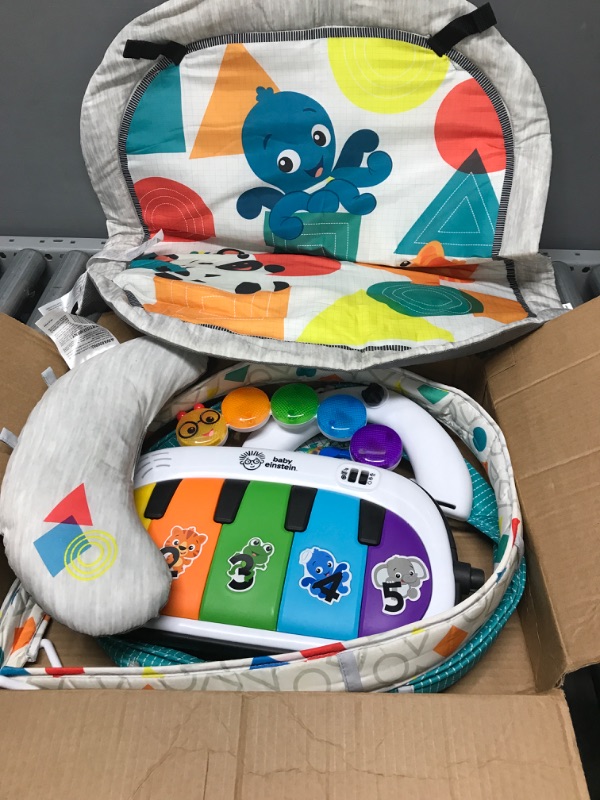 Photo 2 of Baby Einstein 4-in-1 Kickin' Tunes Music and Language Play Gym and Piano Tummy Time Activity Mat