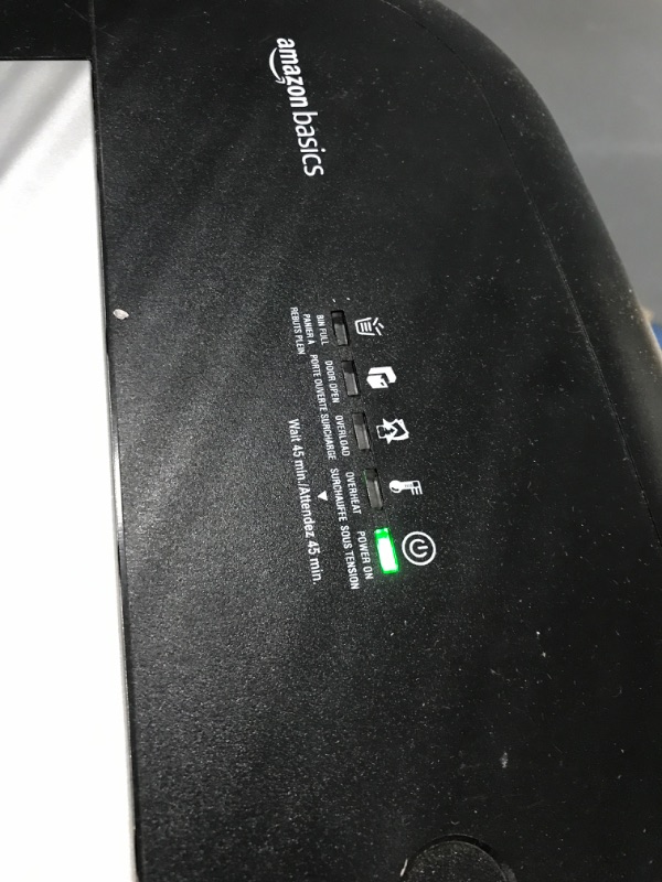 Photo 1 of Amazon Basics 15-Sheet Cross-Cut Paper, CD Credit Card Office Shredder

