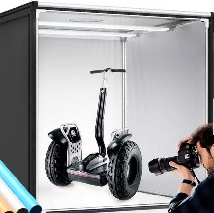 Photo 1 of *Stock Photo for Reference* Photo Light Box,  Portable Folding Studio Box Professional Tableto
