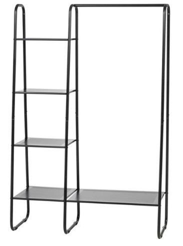 Photo 1 of *Stock photo for reference* IRIS USA Metal Garment and Accessories Rack for Hanging and Displaying Clothes

