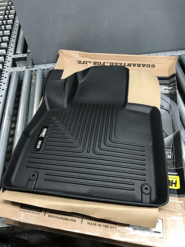 Photo 2 of Husky Liners Weatherbeater Series | Front Floor Liners - Black | 13871 | Fits 2019-2020 Hyundai Santa Fe 2 Pcs