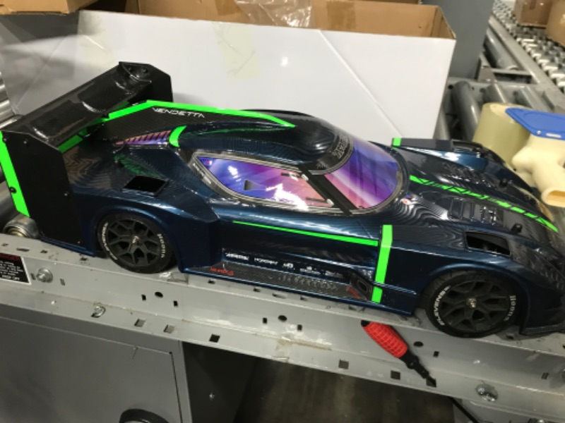 Photo 3 of ARRMA RC Car 1/8 Vendetta 4X4 3S BLX Brushless All-Road Speed Bash Racer RTR (Batteries and Charger Not Included), Blue, ARA4319V3T2