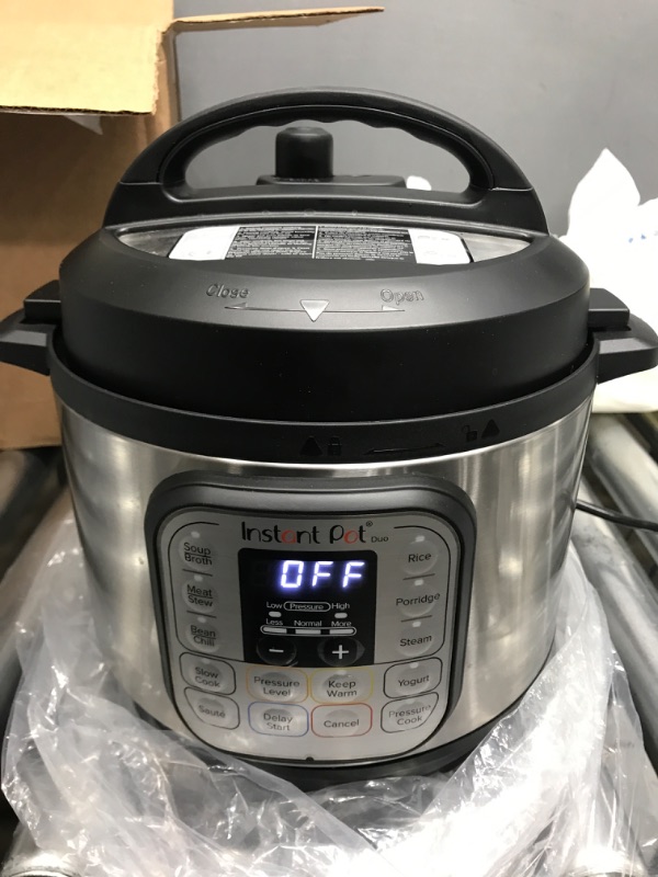 Photo 3 of *Tested/Used* Instant Pot Duo 7-in-1 Electric Pressure Cooker, Slow Cooker, Rice Cooker, Steamer, Sauté, Yogurt Maker, Warmer & Sterilizer, Includes App With Over 800 Recipes, Stainless Steel, 6 Quart
