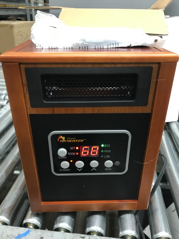 Photo 2 of *Tested-Functional* Dr Infrared Heater Portable Space Heater, 1500-Watt Original Cherry