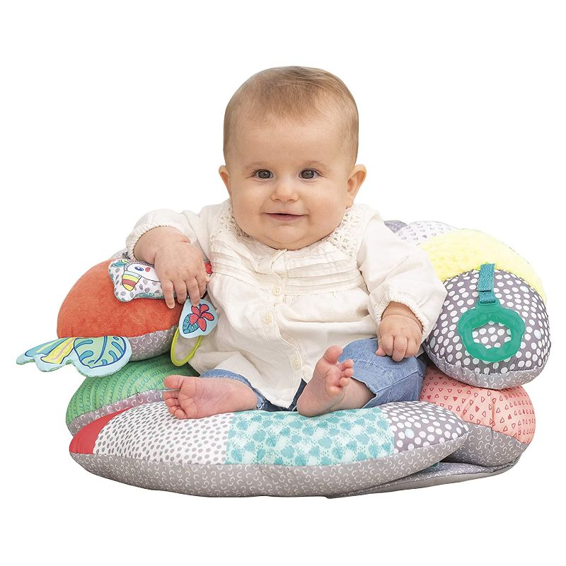 Photo 2 of Infantino 2-in-1 Tummy Time & Seated Support - Pillow Support for Newborns and Older Babies, with Detachable Support Pillow and Toys, for Development of Strong Head and Neck Muscles