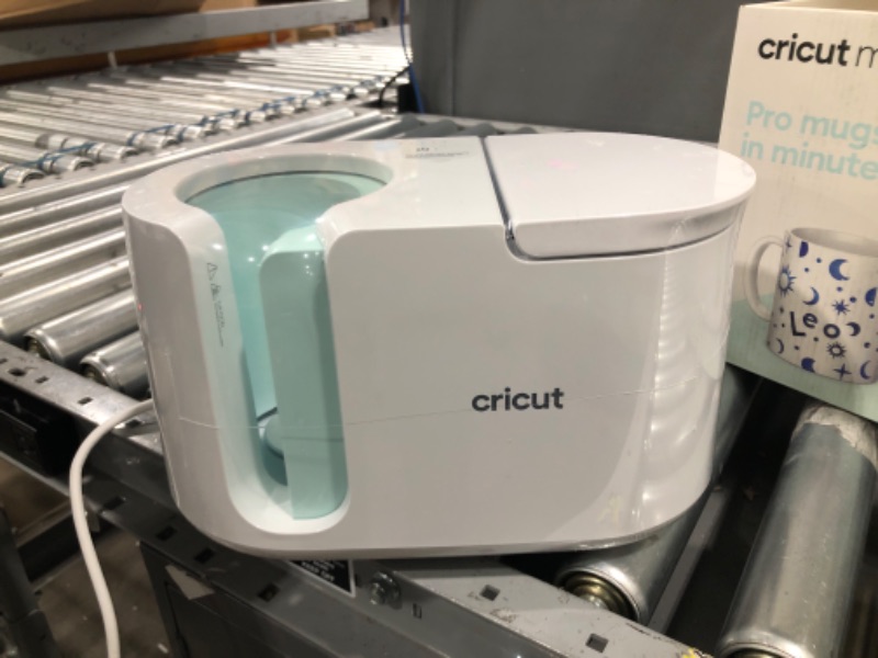 Photo 2 of Cricut Mug Press US, Heat Press for Sublimation Mug Projects, One-Touch Setting, For Infusible Ink Materials & Mug Blanks 11 oz - 16 oz (Sold Separately), Includes Auto-Off Safety Feature